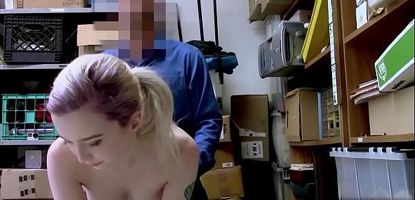  Teen shoplifter suspect got caught and punish fucked